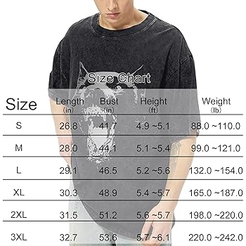 Tuislay Oversized Graphic Tees Vintage Shirt Men Baggy Y2k